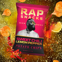 Load image into Gallery viewer, Rap Snacks Rick Ross | Sweet Chili Lemon Pepper Chips | (10 Bags)