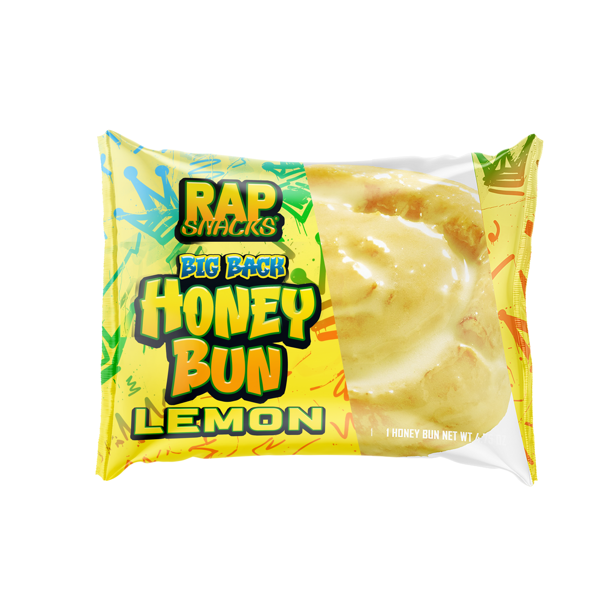 Rap Snacks Big Back Lemon Honey Bun – OFFICIAL RAP SNACKS