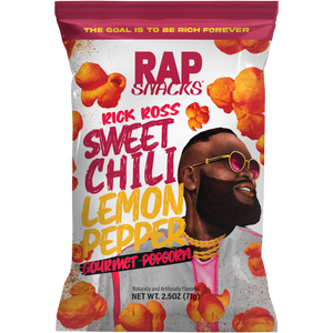 Rick Ross Sweet Chili Lemon Pepper Gourmet Popcorn | 6 Bags
