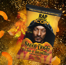 Load image into Gallery viewer, Snoop Dogg O.G. Bar-B-Que Cheddar Puffs | 6 Bags
