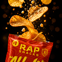 Load image into Gallery viewer, Rap Snacks All In Cheddar Potato Chips 1.5oz (10-Pack)