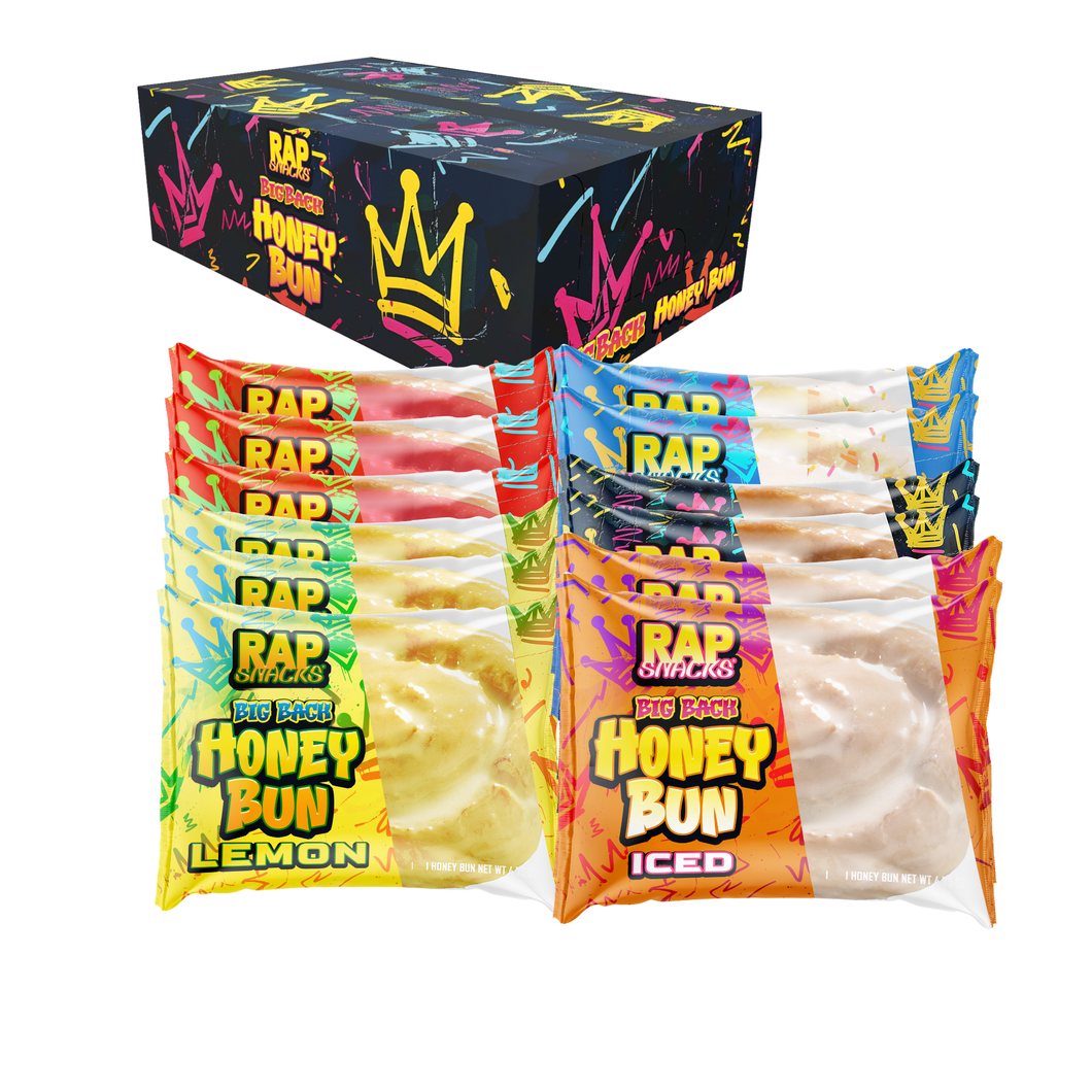 Rap Snacks Big Back Honey Buns Variety Pack (12-Pack) – OFFICIAL