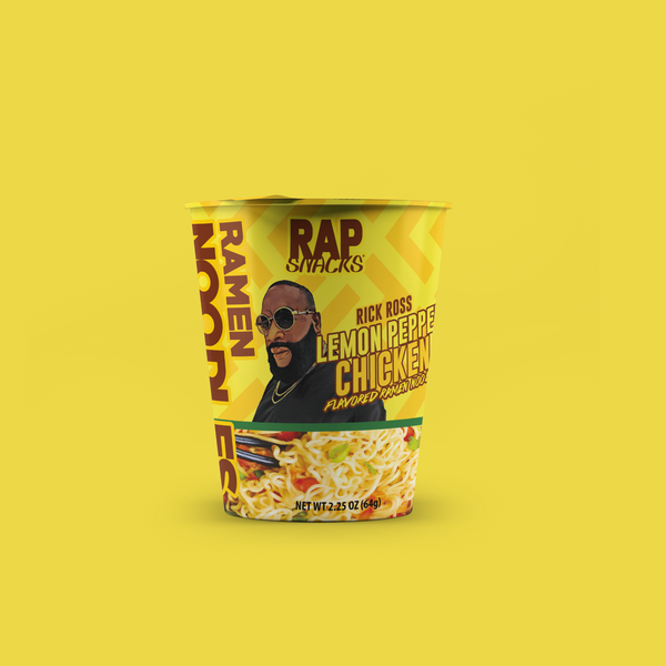 Rap Snacks Rick Ross Lemon Pepper Chicken Flavor Ramen Noodles