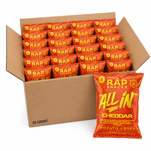 Load image into Gallery viewer, Rap Snacks All In Cheddar Potato Chips 1.5oz (10-Pack)