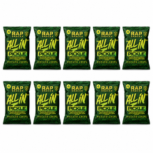 Load image into Gallery viewer, Rap Snacks All In Pickle Potato Chips  1.5oz (10-Pack)