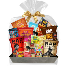 Load image into Gallery viewer, Rap Snacks Holiday Variety Gift Basket — The Ultimate Mix (12 Pack)
