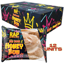 Load image into Gallery viewer, Rap Snacks Big Back Glazed Honey Bun (Case of 12)