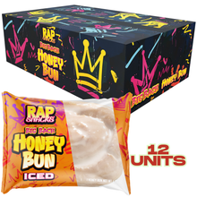 Load image into Gallery viewer, Rap Snacks Big Back Iced Honey Bun (Case of 12)