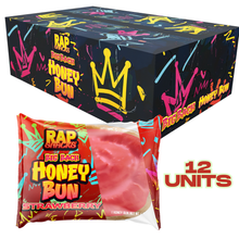 Load image into Gallery viewer, Rap Snacks Big Back Strawberry Honey Bun (Case of 12)