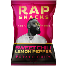 Load image into Gallery viewer, Rap Snacks Rick Ross Sweet Chili Lemon Pepper Potato Chips (2.5oz) Bag