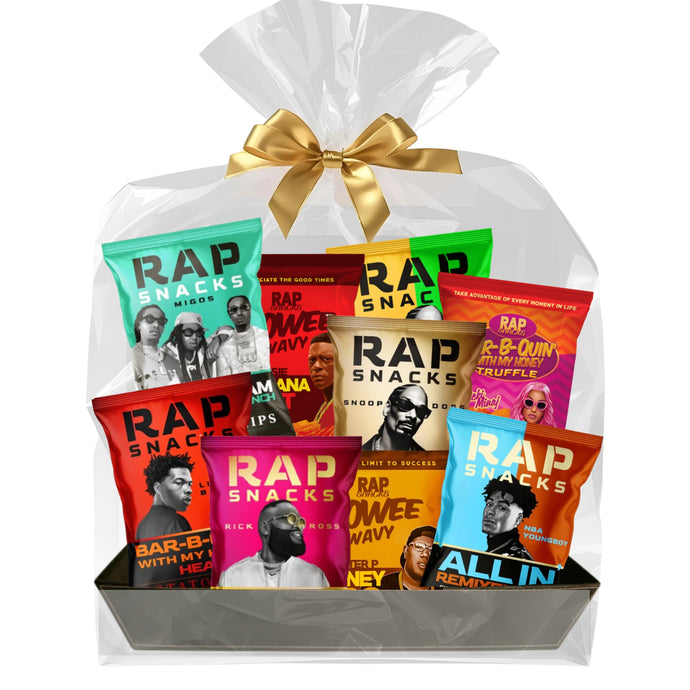 The Rap Snacks All-Stars Holiday Gift Box — Potato Chips Edition (9 Bags)