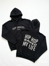 Load image into Gallery viewer, HIP HOP SAVED MY LIFE Hoodie | Black