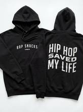 Load image into Gallery viewer, HIP HOP SAVED MY LIFE Hoodie | Black