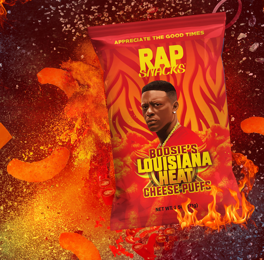 Boosie | Louisiana Heat Cheese Puffs (6 Bags)