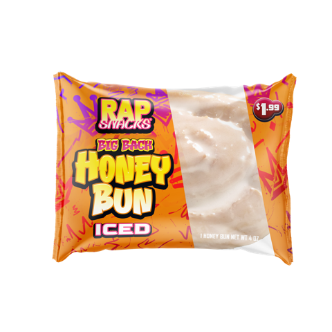 Rap Snacks Big Back Iced Honey Bun