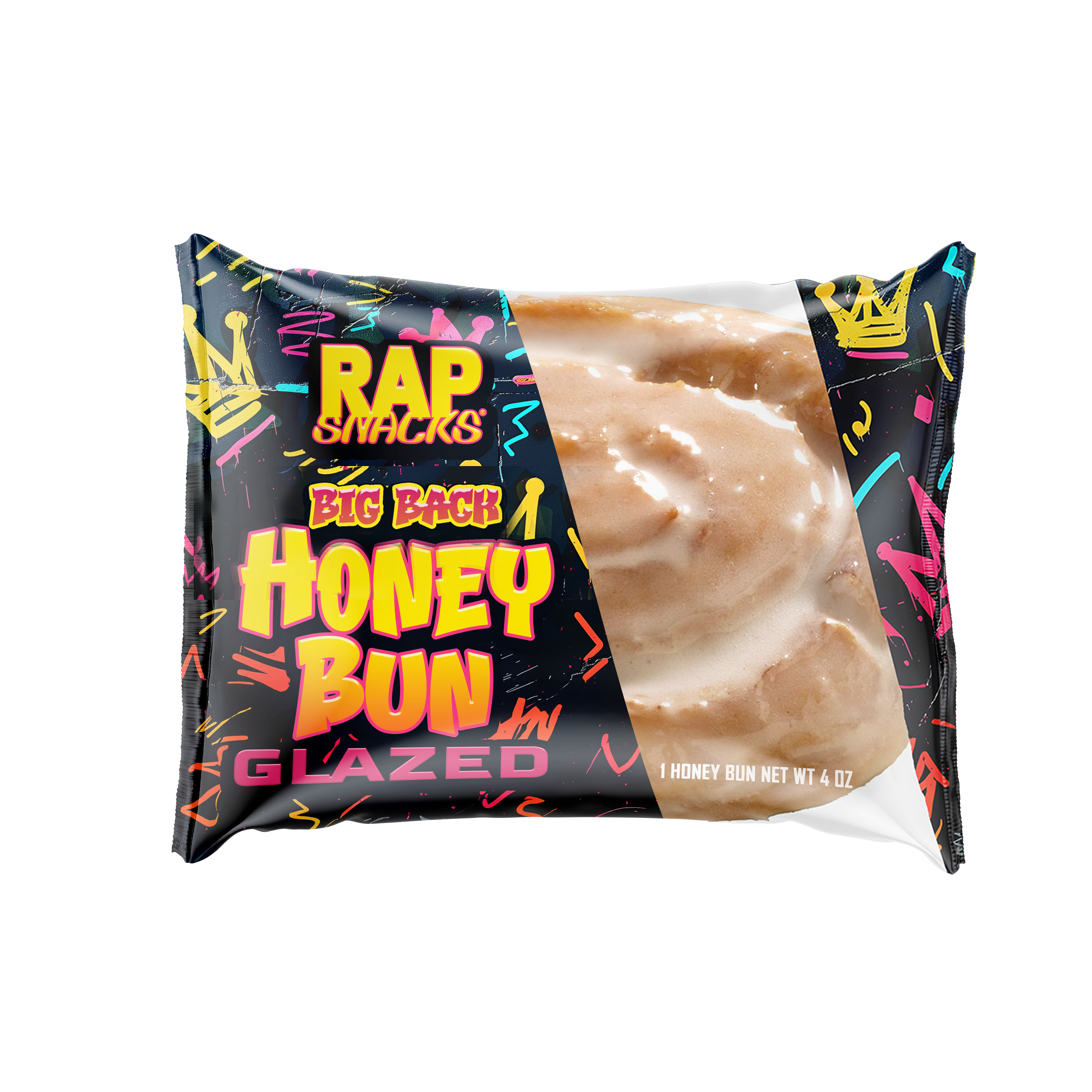 Rap Snacks Big Back Glazed Honey Bun – OFFICIAL RAP SNACKS