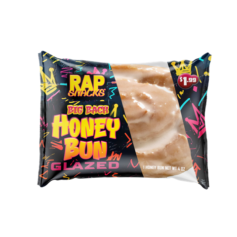 Rap Snacks Big Back Glazed Honey Bun
