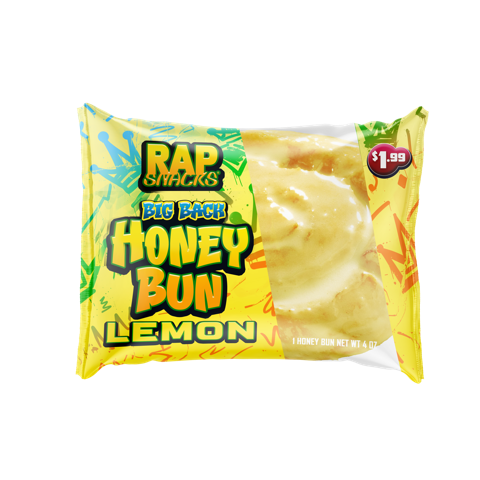 Rap Snacks Big Back Lemon Honey Bun