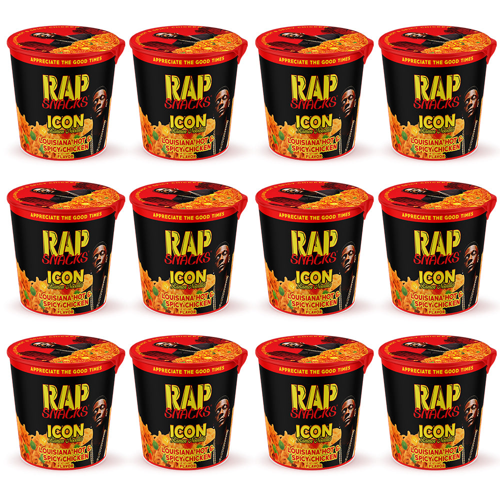 Rap Snacks Louisiana Hot & Spicy Chicken Ramen Boosie | (12) 2.25