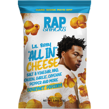 Load image into Gallery viewer, Lil Baby All In Cheese Gourmet Popcorn | 6 Bags