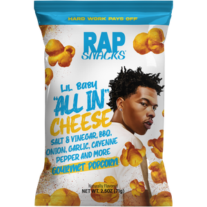 Lil Baby All In Cheese Gourmet Popcorn | 6 Bags