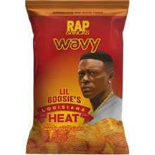 Load image into Gallery viewer, Rap Snacks Lil Boosie | Louisiana Heat Wavy Chips (10 Bags)