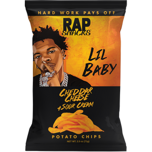 Lil Baby | Cheddar Cheese + Sour Cream Potato Chips (6 Bags)