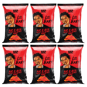 Lil Baby | Bar-B-Quin with my Honey Heat Potato Chips (6 Bags)