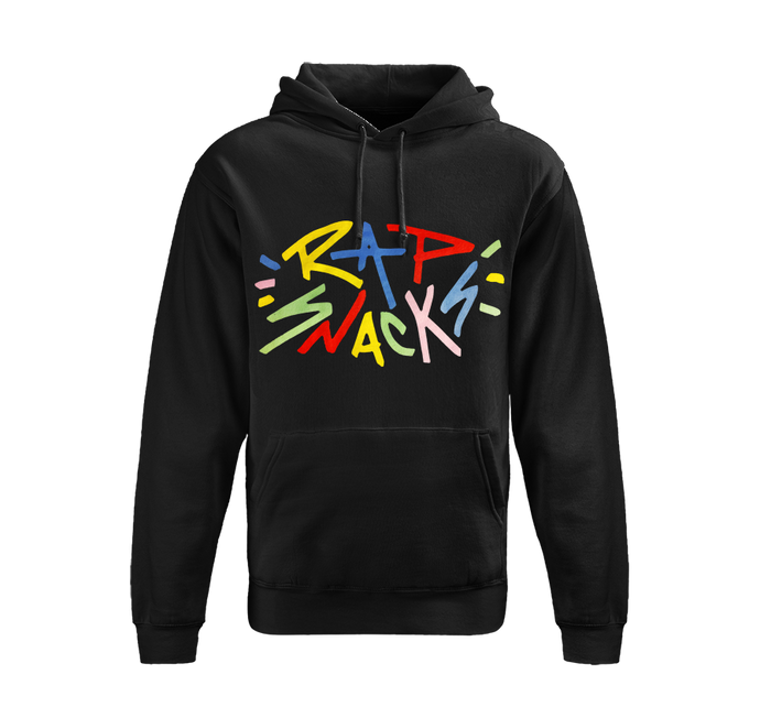 Rap Snacks Premium Hoodie Black