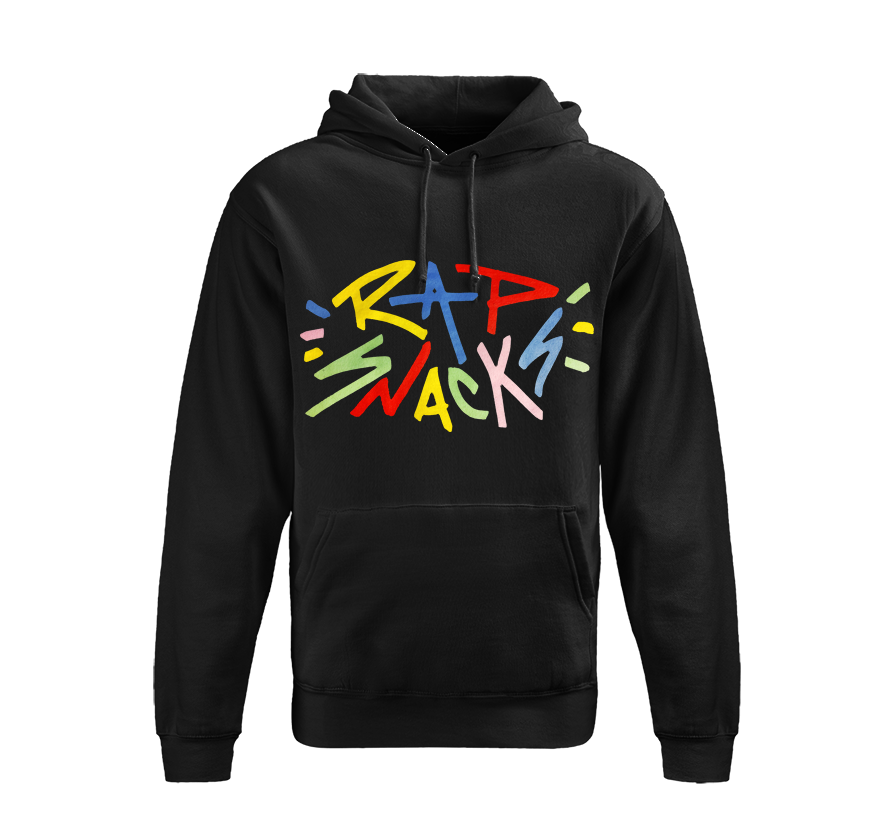 Rap Snacks Premium Hoodie Black