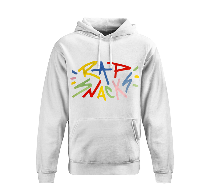 Rap Snacks Premium Hoodie White