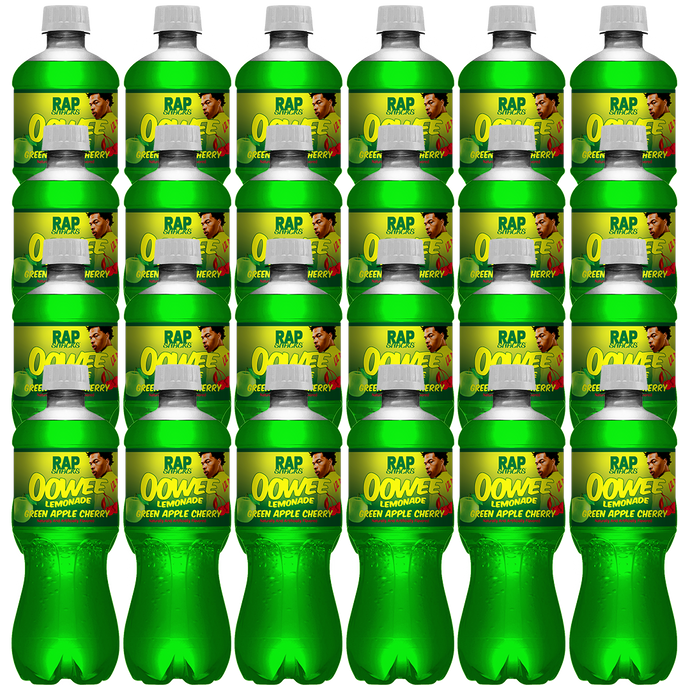 Oowee Lemonade (24 Pack) | Green Apple Cherry Lemonade