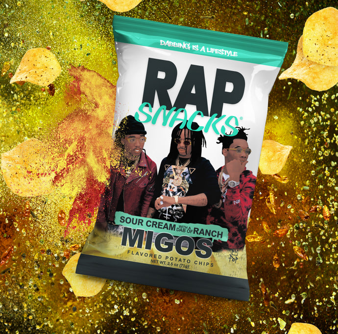 Migos | Sour Cream With A Dab Of Ranch Chips (6 Bags)