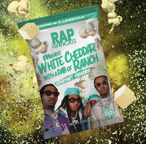 Migos | White Cheddar With A Dab Of Ranch Popcorn 6 Bags