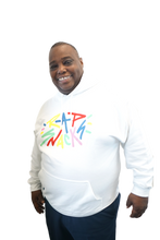 Load image into Gallery viewer, Rap Snacks Premium Hoodie White